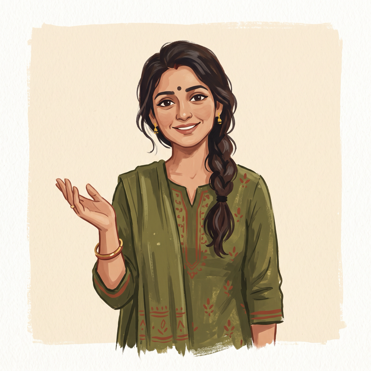 Your guide at Donna - illustration